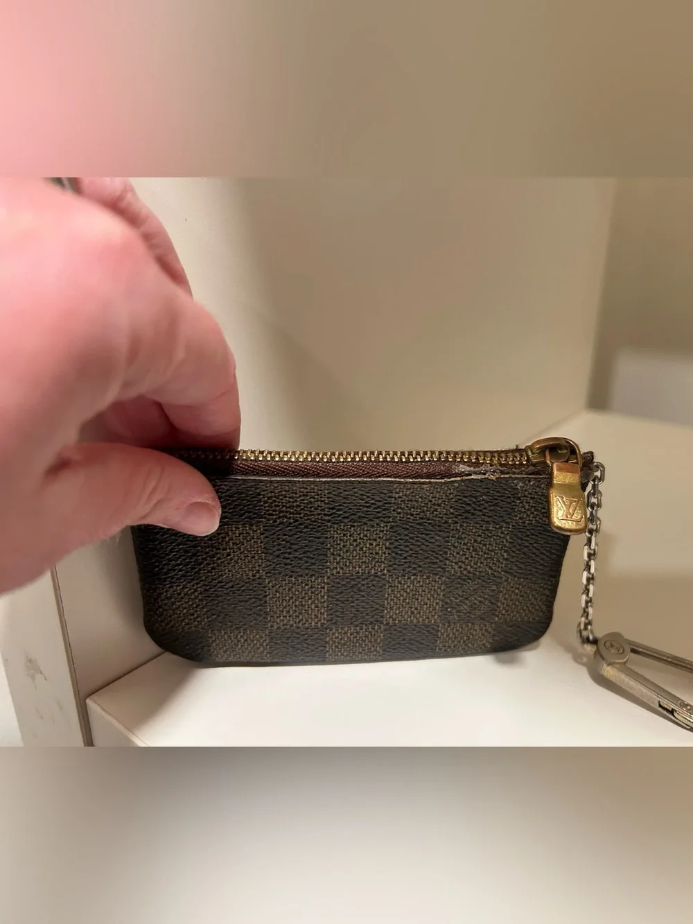Authentic Louis Vuitton Cles Key Pouch
